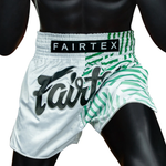 Load image into Gallery viewer, Fairtex Muay Thai Shorts "Racer White" - Beliy Volk