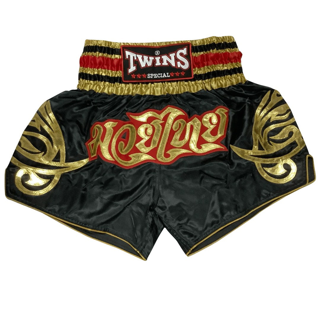 Twins Special Muay Thai Shorts "Black Gold"