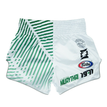 Load image into Gallery viewer, Fairtex Muay Thai Shorts &quot;Racer White&quot; - Beliy Volk
