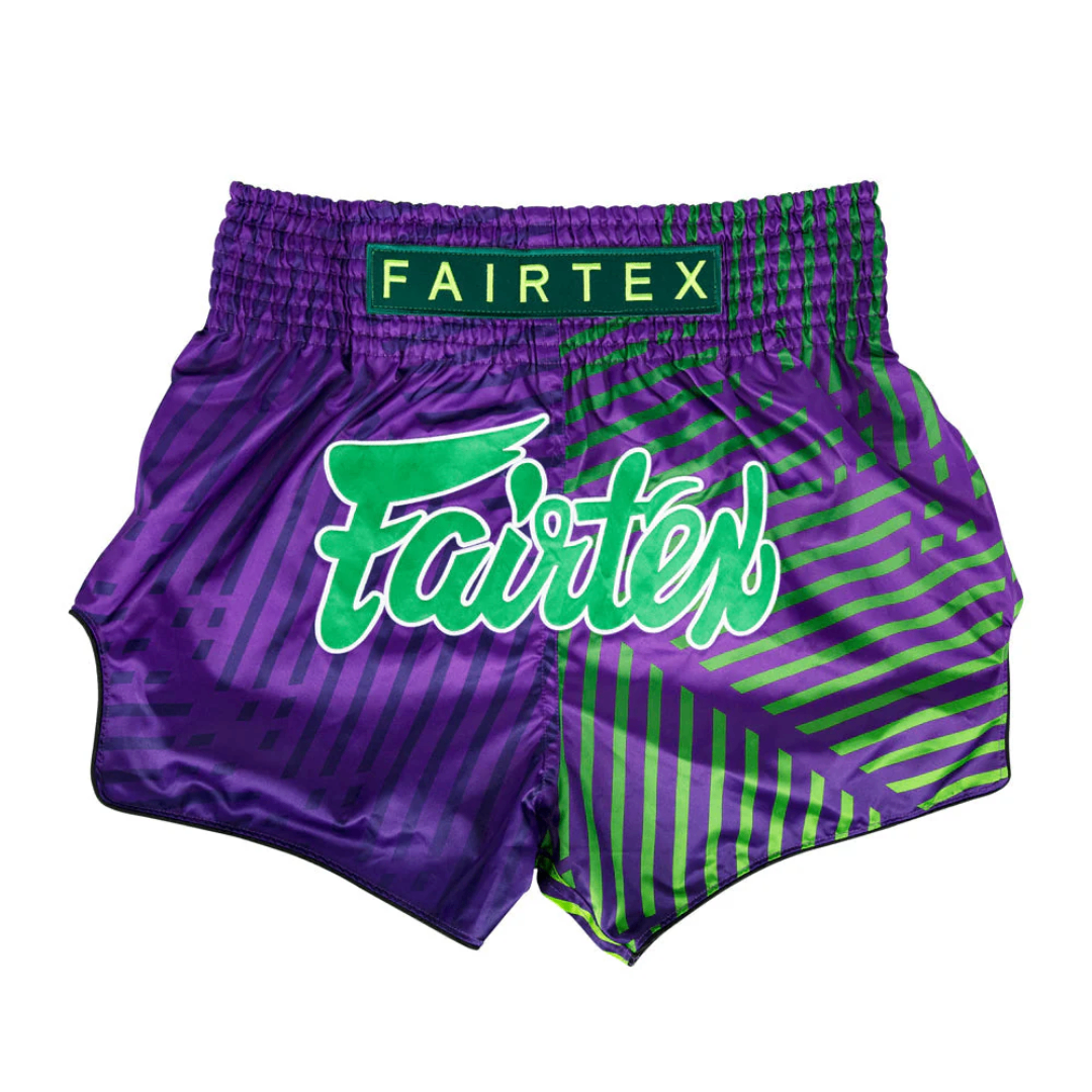 Fairtex Muay Thai Shorts "Racer Purple" - Beliy Volk