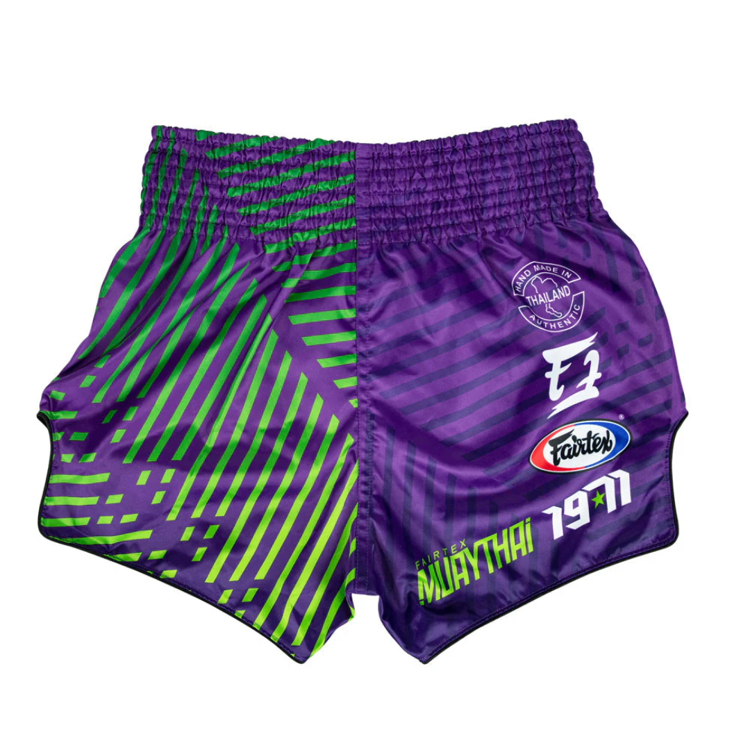 Fairtex Muay Thai Shorts "Racer Purple" - Beliy Volk