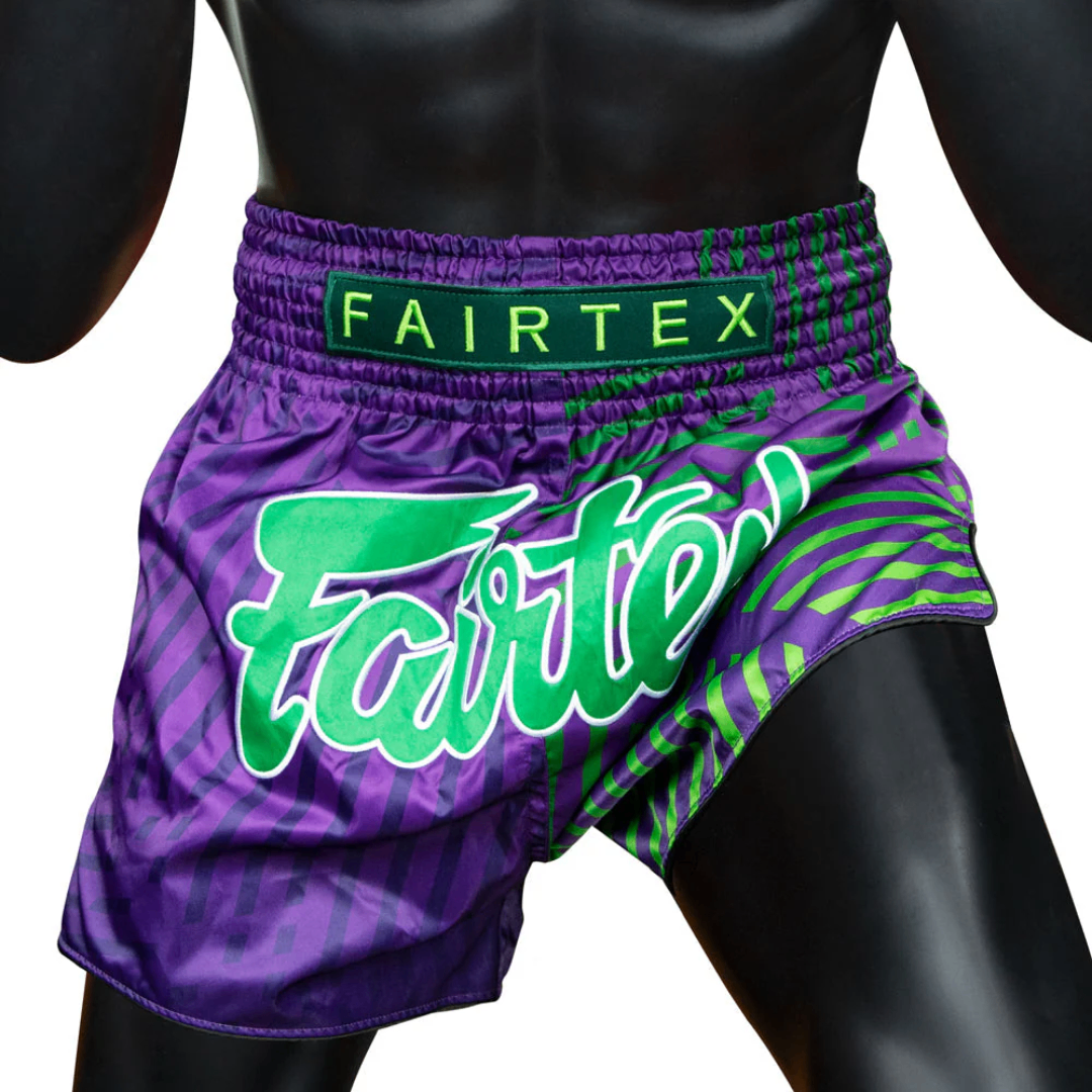 Fairtex Muay Thai Shorts "Racer Purple" - Beliy Volk